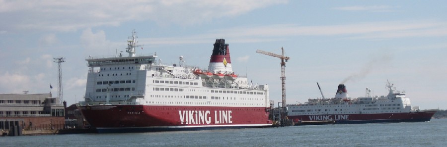 Паром Викинг лайн в Хельсинки. Viking Line in Helsinki. Терминал KATAJANOKKA.